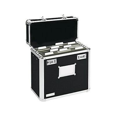 Find It File Storage Vaultz Locking File Box, Letter Size, Black (VZ01187) 2 Find It File Storage Vaultz Locking File Box, Letter Size, Black (VZ01187) - Image 2