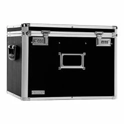 Storage Boxes Vaultz Locking Chest, Letter/Legal Size, Black (VZ01008)