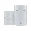 Door Accessories GE 19300 Wireless Door Chime With 8 Sounds, White (JAS19300)