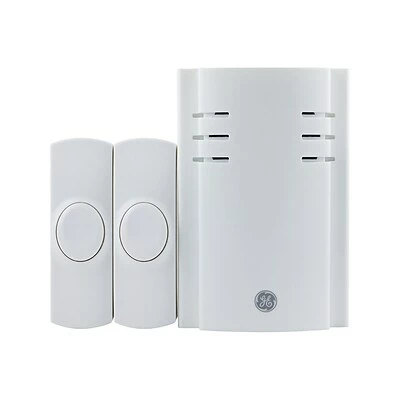 Door Accessories GE 19300 Wireless Door Chime With 8 Sounds, White (JAS19300) 1 Door Accessories GE 19300 Wireless Door Chime With 8 Sounds, White (JAS19300)