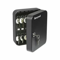 Key Cabinets Honeywell 24 Key Cabinet, Black (6105)