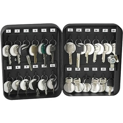 Key Cabinets Honeywell 24 Key Cabinet, Black (6105) 3 Key Cabinets Honeywell 24 Key Cabinet, Black (6105) - Image 3
