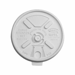 Disposable Lids Dart Lift 'n' Lock Lids, White, 1000/Carton (16FTL)