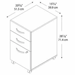 File Cabinets Bush Business Furniture Series C 3-Drawer Vertical File Cabinet, Locking, Letter/Legal, Hansen Cherry, 20.15" (WC24453) 12 File Cabinets Bush Business Furniture Series C 3-Drawer Vertical File Cabinet, Locking, Letter/Legal, Hansen Cherry, 20.15" (WC24453) -Deals Locks Store sp46631714 s7