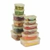Honey-Can-Do Food Storage Containers Honey Can Do Snap-lock 24 Piece Set, Clear ( KCH-03827 )