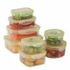 Food Storage Containers Honey-Can-Do Snap Lock 16-Piece Set, Clear (KCH-03828)
