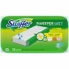 Wet Mops Swiffer Sweeper TRAP+ LOCK Wet  Cloth Refills, Open-Window Fresh, 12/Box (95531)