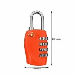 Luggage Locks Go Green Power Travergo 4 Digit Combination Lock, Red (TR1140RD) -Deals Locks Store sp6738808 s7
