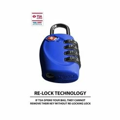 Go Green Power Luggage Locks Travergo 4 Digit Combination Lock, Blue (TR1140BL) 9 Go Green Power Luggage Locks Travergo 4 Digit Combination Lock, Blue (TR1140BL) -Deals Locks Store sp6738847 s7