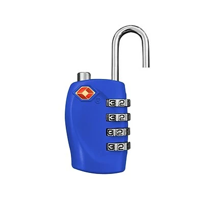 Go Green Power Luggage Locks Travergo 4 Digit Combination Lock, Blue (TR1140BL) 2 Go Green Power Luggage Locks Travergo 4 Digit Combination Lock, Blue (TR1140BL) - Image 2