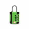 Go Green Power Luggage Locks Travergo 3 Digit Two Tone Combination Lock, Green (TR1100GN)