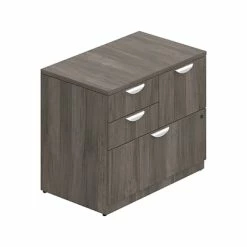 Storage Cabinets Offices To Go 29.5" Laminate Mixed Storage Unit With Lock With 4 Shelves, Artisan Gray (TDSL3622MSF-AGL)
