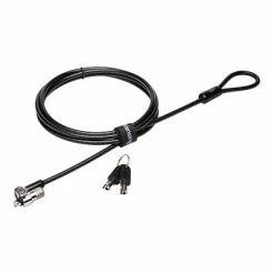 Laptop Locks Kensington MicroSaver 2.0 Keyed Laptop Lock Security Cable, Silver (K65020WW)
