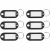 Key Control Advantus 1-Key Tags, Black, 6/Pack (KEY98017)