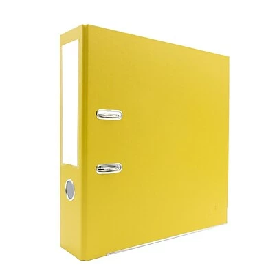 Binders Bindertek Premium 3" 2-Ring Non-View Binder, Yellow (EFN-YE) 1 Binders Bindertek Premium 3" 2-Ring Non-View Binder, Yellow (EFN-YE)