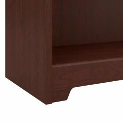 Sit & Stand Desks Bush Furniture Cabot 36"-42"H 3 Position Sit To Stand Corner Bookshelf Desk, Harvest Cherry (WC31416-03) -Deals Locks Store sp85005998 s7
